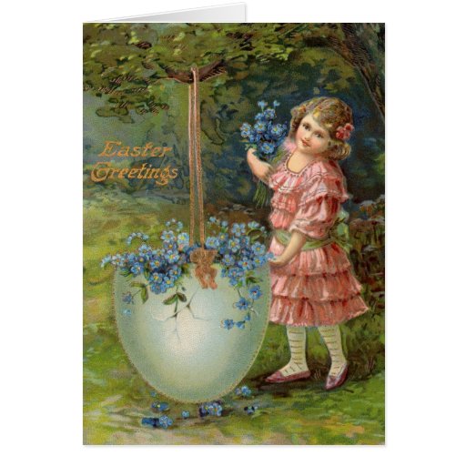 Victorian Easter Card