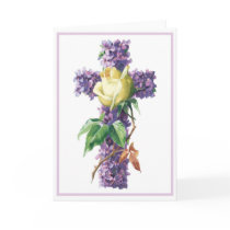 Victorian Easter Cross Greeting Cards