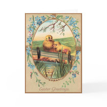 Victorian Easter Greetings Card