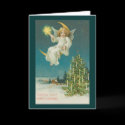 Victorian Era Angel Christmas Card