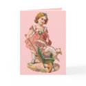 VICTORIAN ERA NOTECARDS - LITTLE GIRL & DOG by libertydogmerch VICTORIAN ERA NOTECARDS - LITTLE GIRL & DOG