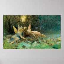 Victorian Fairies from Shakespeare Poster