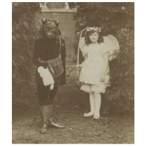 Victorian fairy and wolf t-shirt by odpeacock Victorian fairy and wolf t-shirt