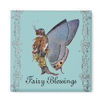 Victorian Fairy Blessings Magnet by Bohemian_Spirit Victorian Fairy Blessings Magnet