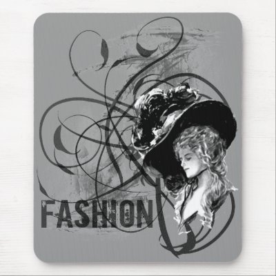 Victorian Fashion Mouse Mats by GothicArt