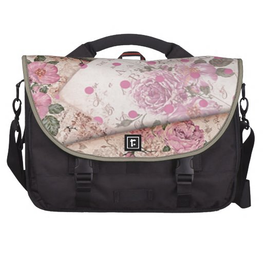 Victorian floral papers. bag for laptop