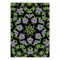 Victorian Floral Vines Card by twopurringcats Victorian Floral Vines Card