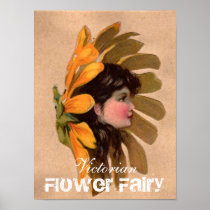 Victorian Flower Fairy Poster