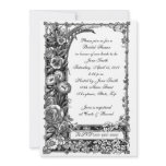 Victorian Flowers Bridal Shower invitations