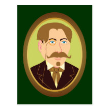 Victorian Gentleman Portrait Postcard