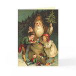 Victorian German Santa Card