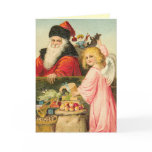 Victorian German Santa Card