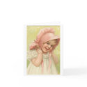Victorian girl in a pink bonnet cards by ebhaynes Victorian girl in a pink bonnet cards