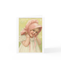 Victorian girl in a pink bonnet cards by ebhaynes Victorian girl in a pink bonnet cards