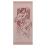 Victorian Goddess in Rose Menu card Rack Card Design