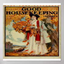 Victorian Good Housekeeping Magazine 1905 Framed P Print