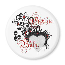 Victorian gothic baby magnet