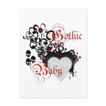 Victorian gothic baby postcards