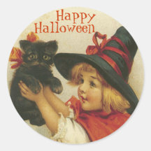 Victorian Halloween Stickers