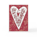Victorian Heart Lace cards