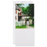 Victorian Home With Open Gate rack cards