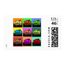 Victorian house postage