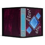 victorian jewel vinyl binders