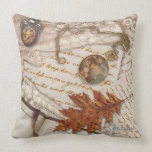 Victorian Lace & Letters Collage Pillow pillows