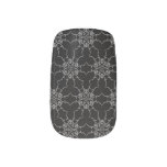 Victorian Lace Minx Nails - Black Nails Stickers