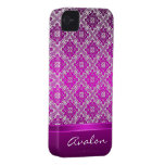 Victorian Lace Pink Barely There Case iPhone 4 Case-Mate Cases