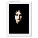 victorian lady haunting, stare, stark cards