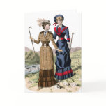 Victorian Lady Hikers cards