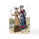 Victorian Lady Hikers Cards