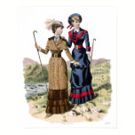 Victorian Lady Hikers - Old Fashioned Trekking! posters
