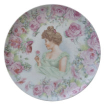 Victorian Lady II Dinner Plates