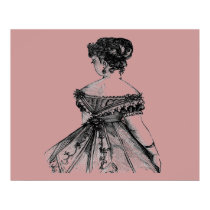 Victorian Lady Poster posters