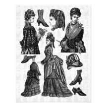 Victorian Luncheon Custom Announcements