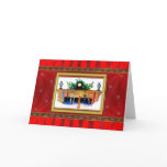 Victorian Mantle Christma Card