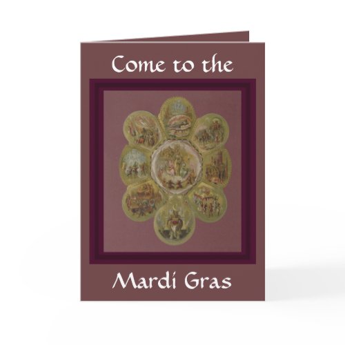 Victorian Mardi Gras Ball card