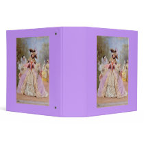 Victorian Masquerade Ball Purple Binder