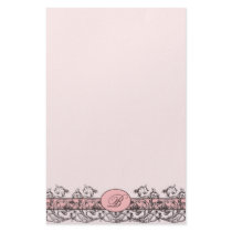 Victorian Monogram Stationery by PrettyPapers Victorian Monogram Stationery
