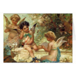 Victorian Music Angels by Hans Zatzka Greeting Cards