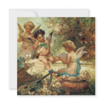 Victorian Music Angels by Hans Zatzka Custom Announcements