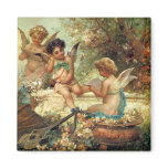 Victorian Music Angels by Hans Zatzka Magnet