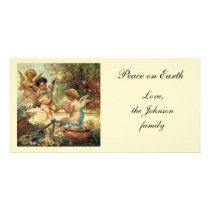 Victorian Music Angels by Hans Zatzka Photo Greeting Card