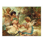 Victorian Music Angels by Hans Zatzka Postcards