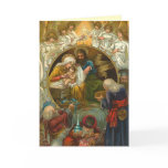 Victorian Nativity Christmas Card