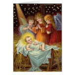 Victorian Nativity Christmas Card