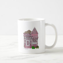 Victorian "Painted Lady" - pink Mug