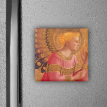 Victorian Pink Angel Magnet magnets